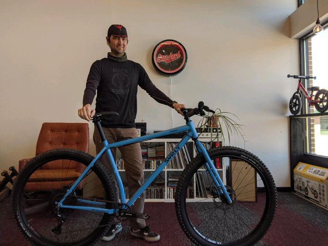 Black Saddle Bike Shop owner Mitch Pilon