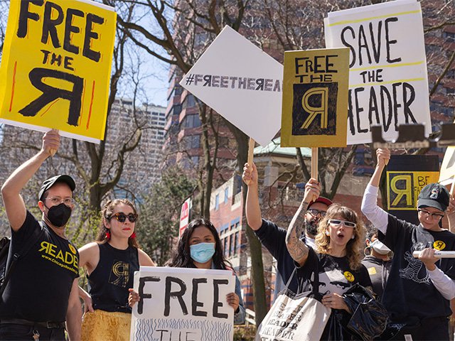 Chicago Reader protest