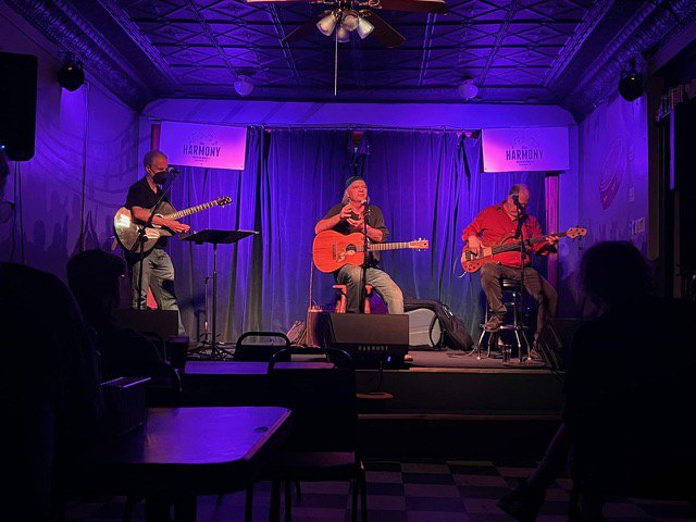 Doug Brown, Ken Lonnquist and Pete Olig (from left).