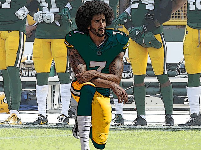 Check out Wisconsin native Colin Kaepernick wearing a Packers