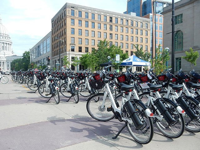 Madison e bike discount stations