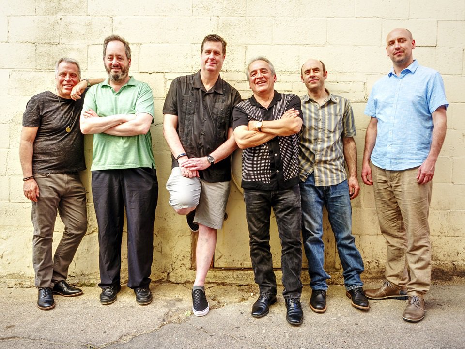 The six members of Tony Castañeda Latin Jazz Band.