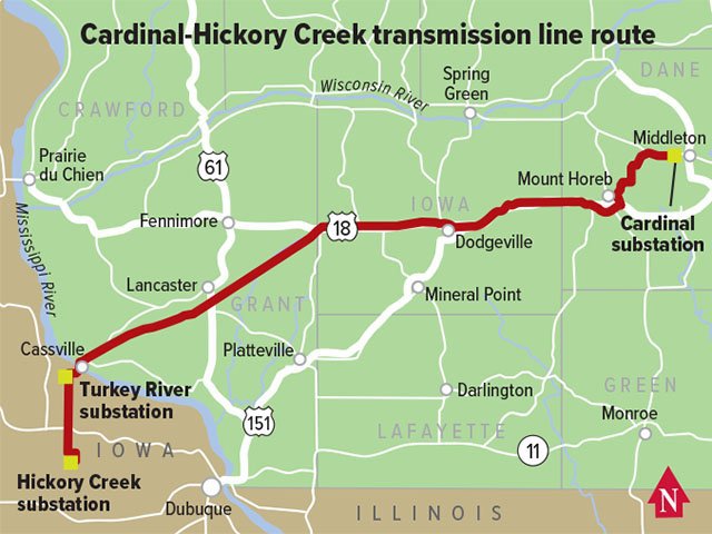 American Transmission Company Hickory-Cardinal line
