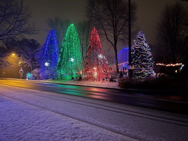 olin park christmas lights