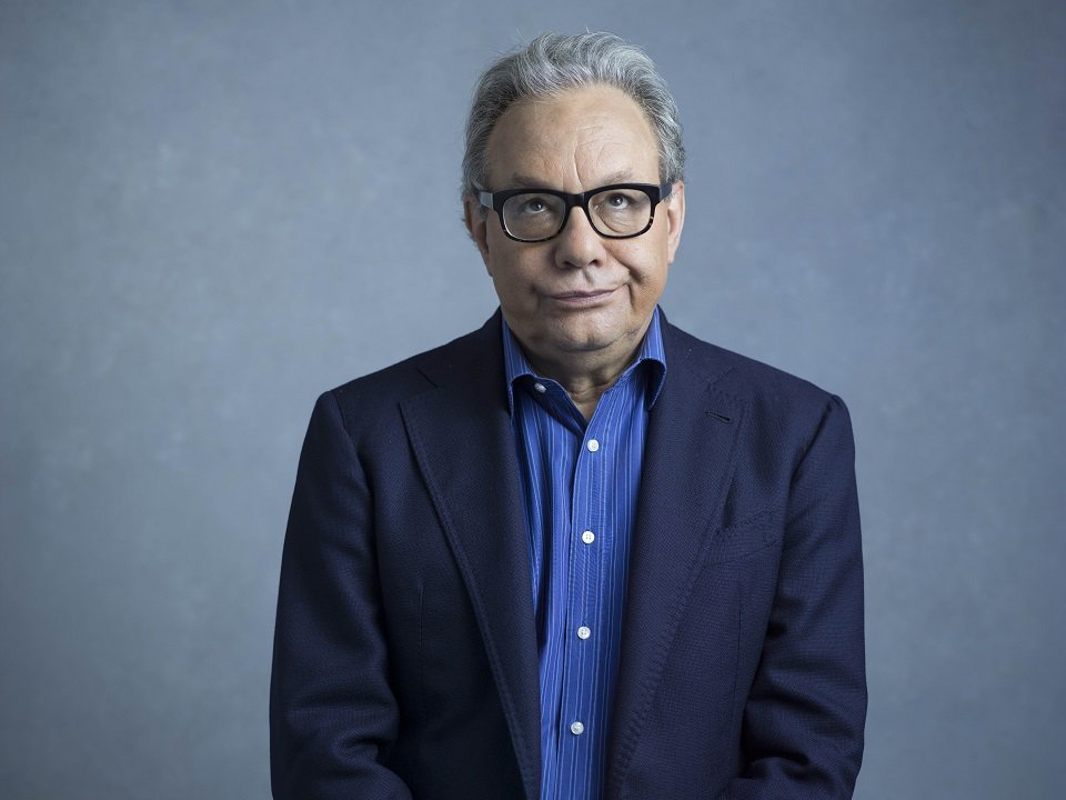 A close-up of Lewis Black