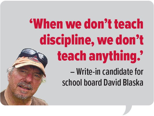 Isthmus headline on Blaska for school board