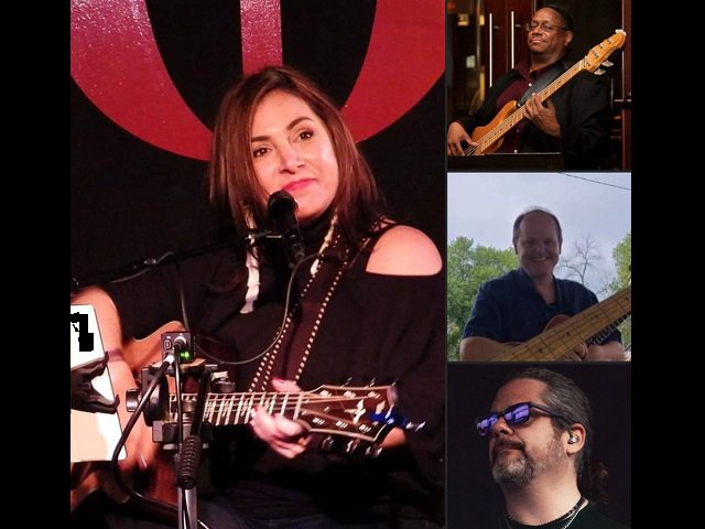 A collage of Kelly Jackson's Show Your Roots Band members.