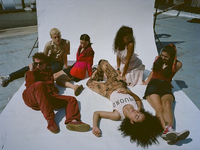 The members of Michelle in a photo shoot.