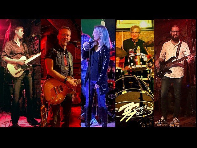 A collage of the quartet Fringe Field.