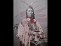 A photograph of 1880s Crow Tribe leader Déaxitchish, with writing added.