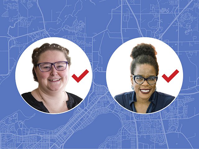 Julia Matthews and Amani Latimer Burris advance to the District 12 general election.