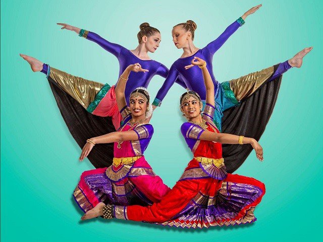 Kanopy Dance Company and Kalaanjali Dance Company dancers.