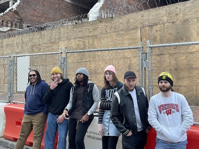 D'Funk &amp; the Grease Monkeys at a construction zone.
