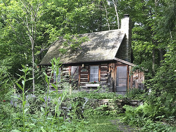 A rustic cabin.