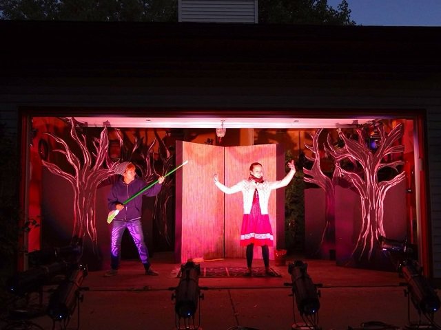 A Garage Opera performance by Fresco Opera Theatre.