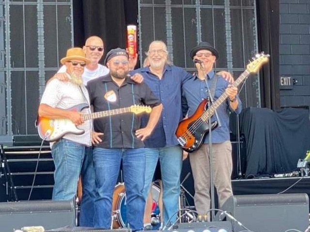 The Blues Disciples on stage at Summerfest.