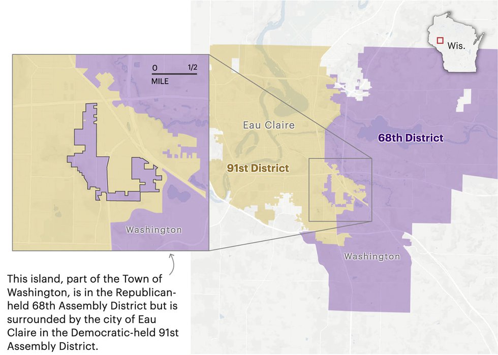 Wisconsin’s Legislative Maps Are Bizarre, But Are They Illegal ...