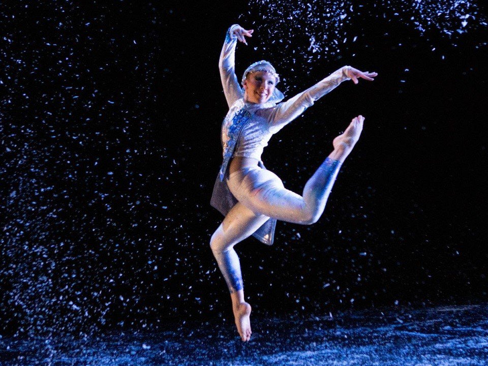 A dancer in the "Winter Fantasia: Reimagined" program.