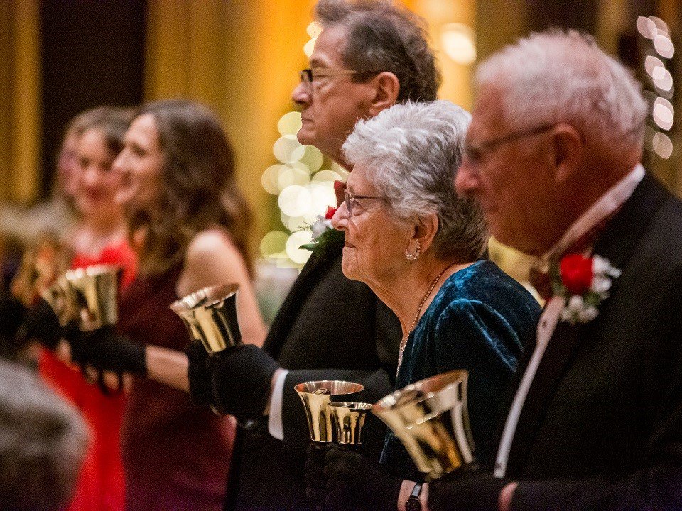 Philharmonic Chorus of Madison bell ringers.