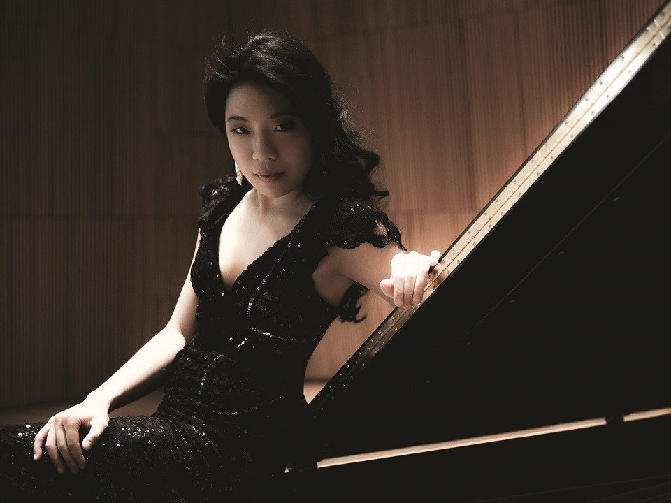Joyce Yang and a piano.