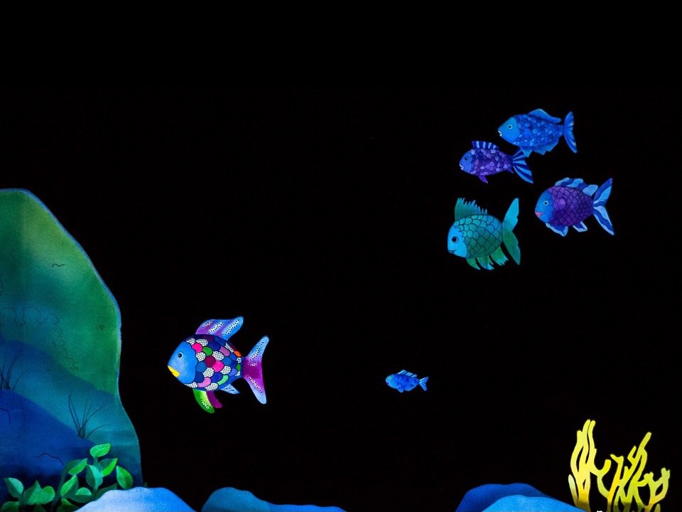 "The Rainbow Fish," a touring production by Mermaid Theatre of Nova Scotia.