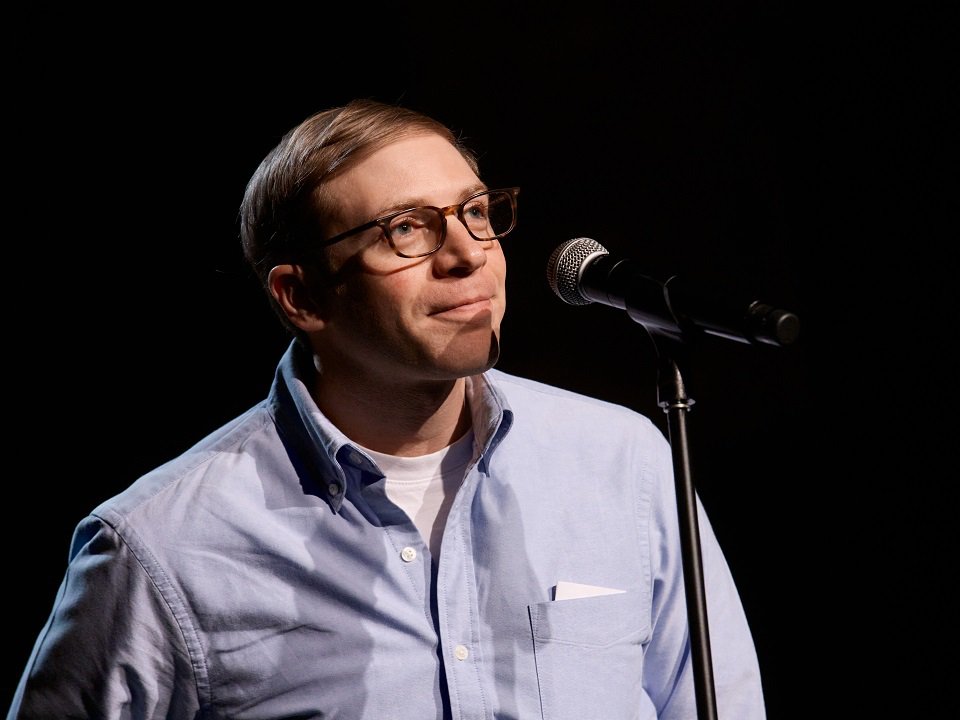 A close-up of Joe Pera.