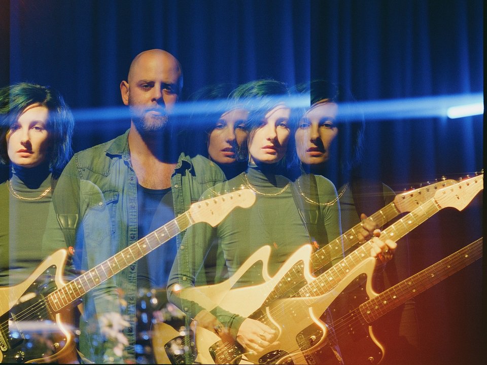 A multiple-exposure photo of Slothrust.