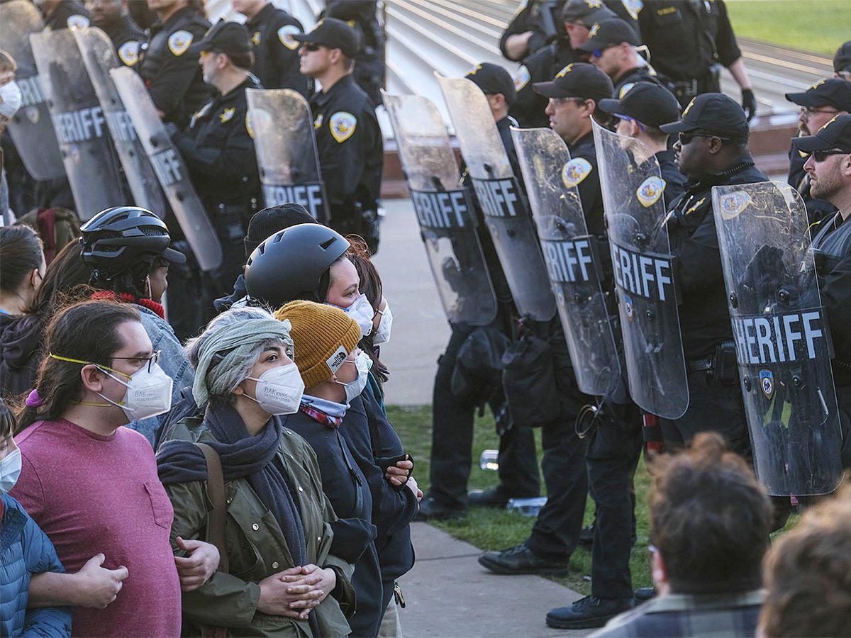 UW-Madison administrators make good on their threat to tear down pro ...