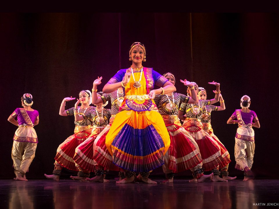 Dancers at the 2020 International Festival.