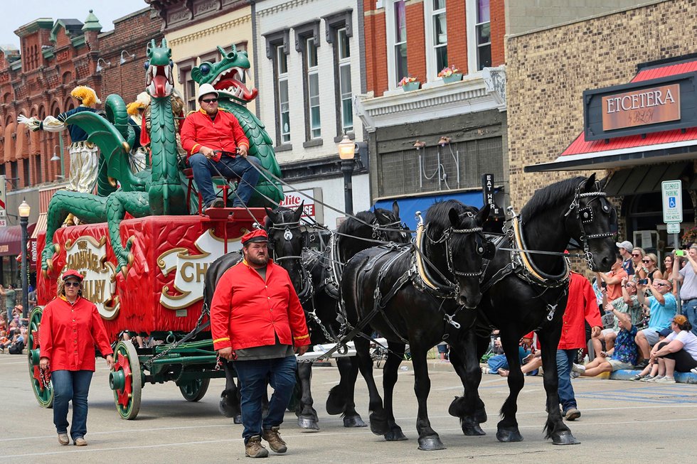 An entry in the 2023 Big Top Parade.