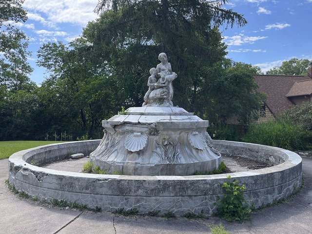 The Annie C. Stewart Memorial Fountain.
