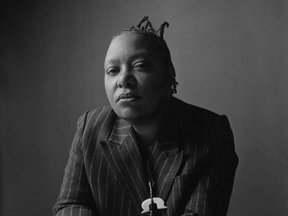 A close-up of Meshell Ndegeocello.