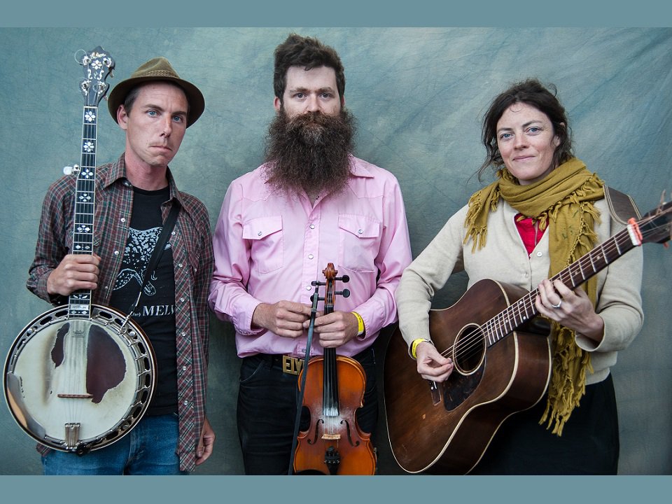 Corn Potato String Band and instruments.