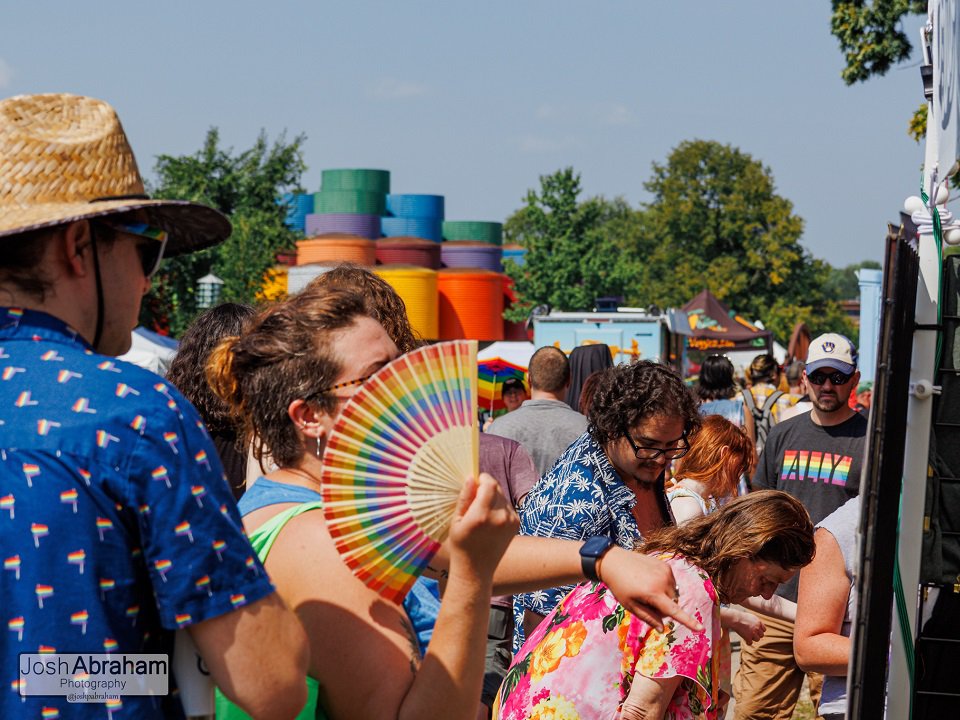 The crowd at a past Magic Pride Festival.