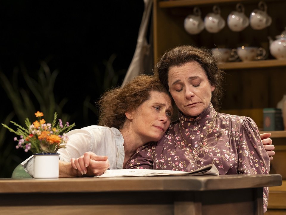 Colleen Madden (left) and Tracy Michelle Arnold in "Dancing at Lughnasa."