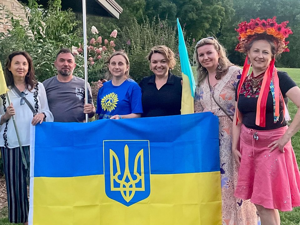 Friends of Ukraine board members at the 2023 Ukrainian Fest.