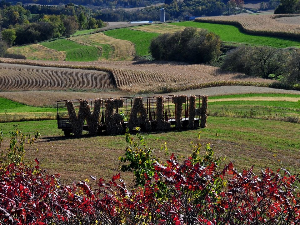 "WEALTH" created by Vierbicher Associates &amp; local farmers, an exhibit at a past Farm/Art DTour.