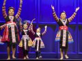 Nkauj Hmoob Ntxim Hlub members during the 2023 Hmong New Year celebration at Madison College.