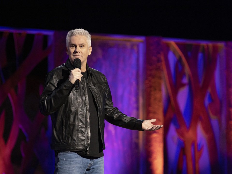 Brian Regan in the stand-up special "On the Rocks."