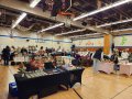 Booths at the 2023 Sennett Community Winter Craft Market.