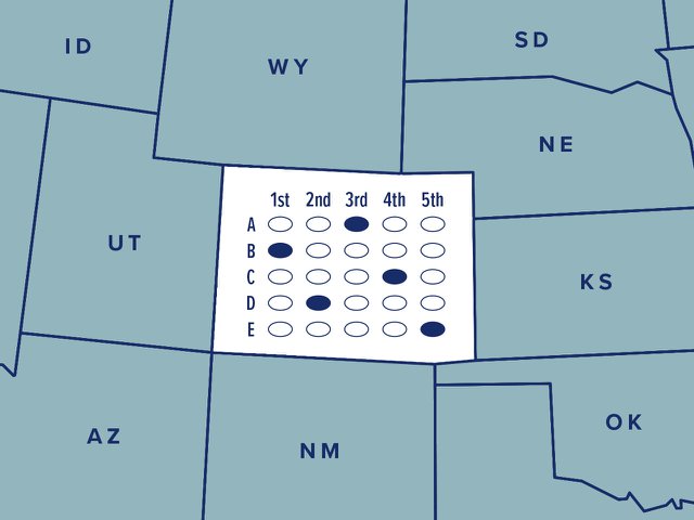 Illustration for ranked choice voting