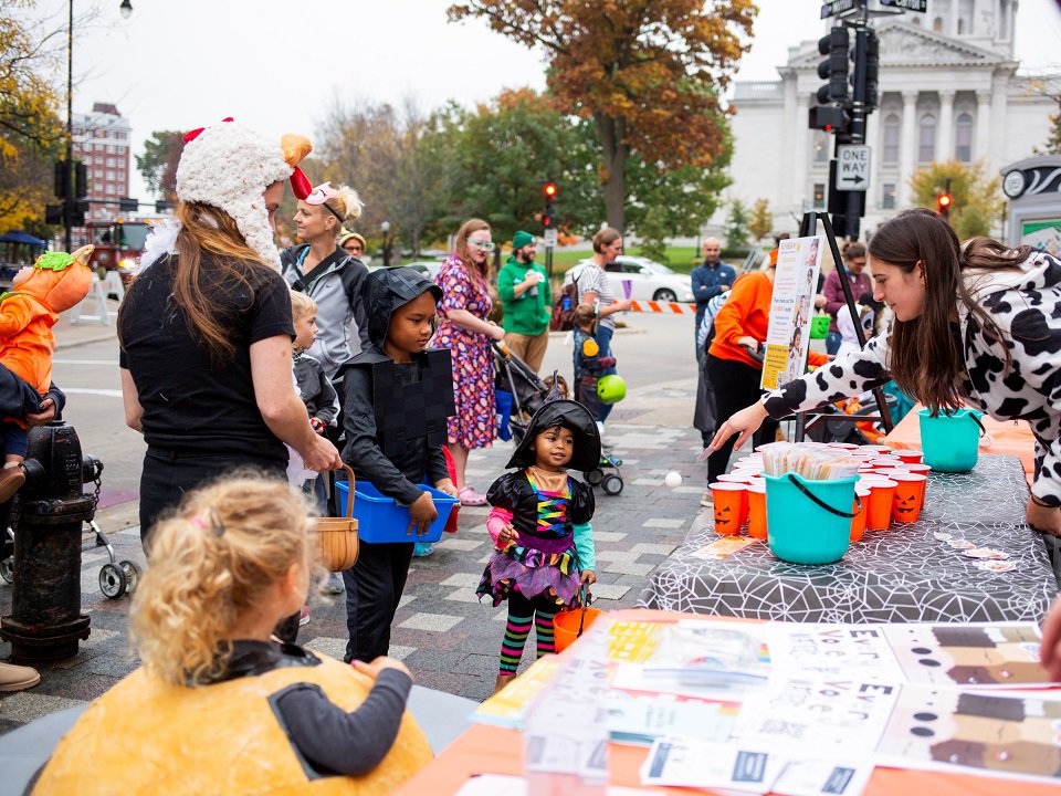 A past Downtown Madison Family Halloween event.