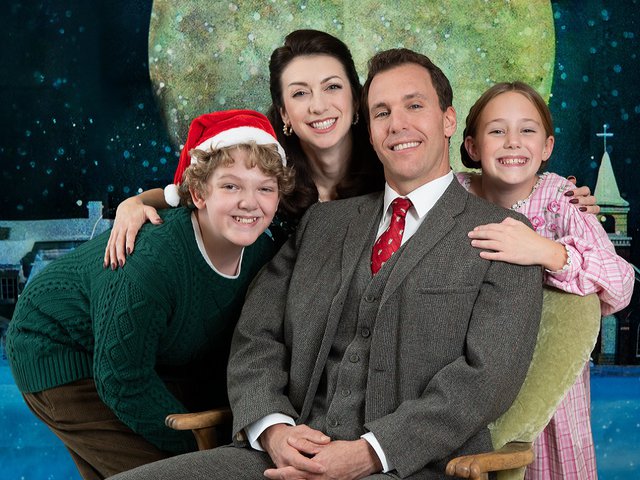 Cast members of "It's a Wonderful Life: A New Musical," Capital City Theatre, 2024.