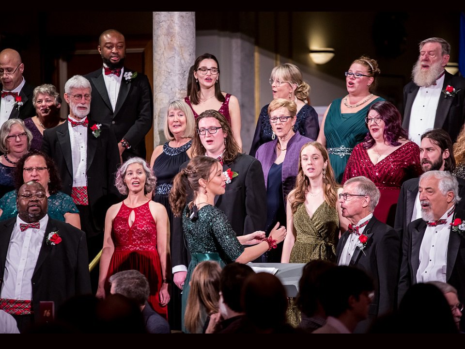 Members of Philharmonic Chorus of Madison.