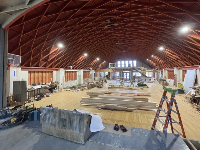 A view from the stage inside Atwood Music Hall.