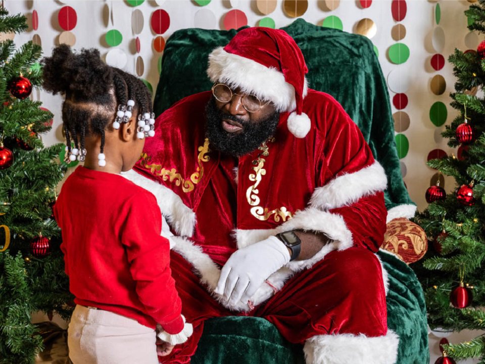 The Progress Center for Black Women hosts a Photos with Santa event each December.