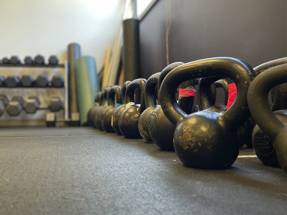 ZKettlebells, free weights and yoga mats at Forest Coaching &amp; St