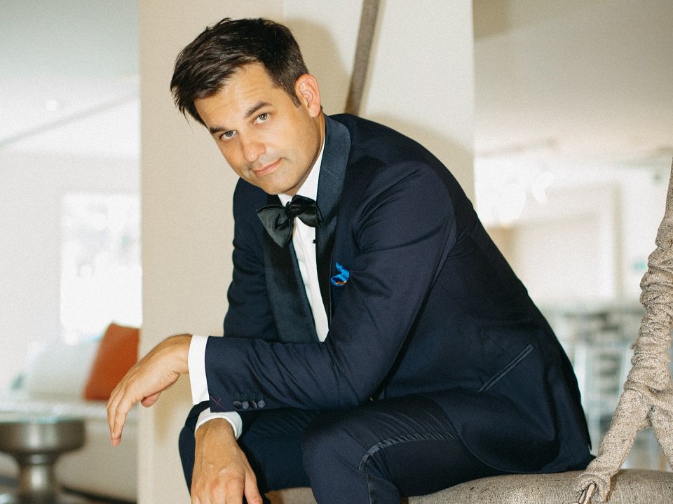 A close-up of Michael Kosta.